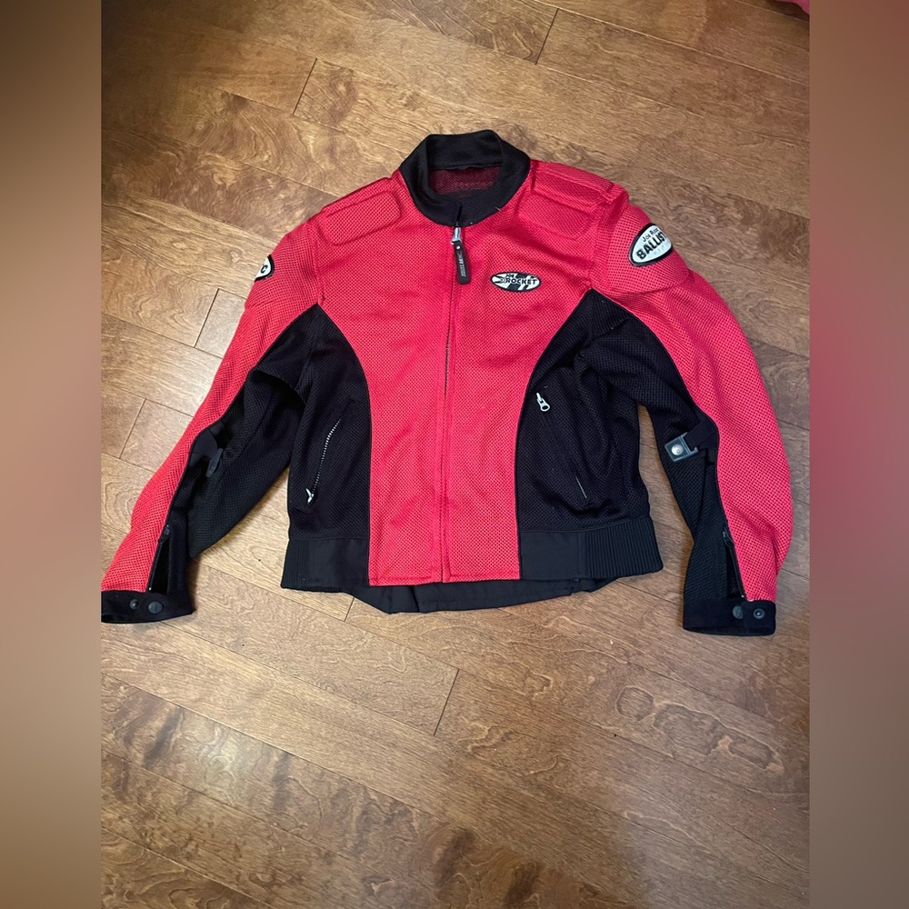 Joe Rocket Ballistic Series Red Mesh Jacket